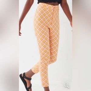 NWT Urban Outfitters Orange & Purple Print Pants